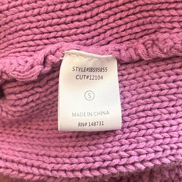 Lilac Cropped Cardigan and Tube Top Knit Two-Piece Set - Picture 6 of 7